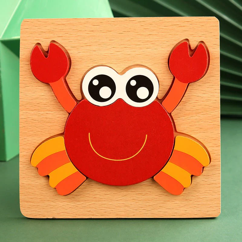 Montessori Wooden Jigsaw Toddler Puzzle - Image 26