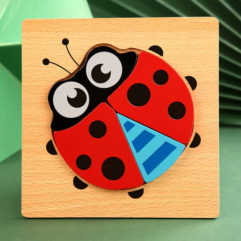 Montessori Wooden Jigsaw Toddler Puzzle - Image 27