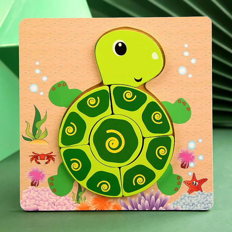 Montessori Wooden Jigsaw Toddler Puzzle - Image 29