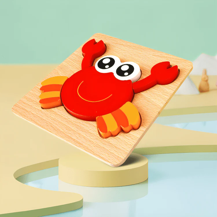 Montessori Wooden Jigsaw Toddler Puzzle - Image 8
