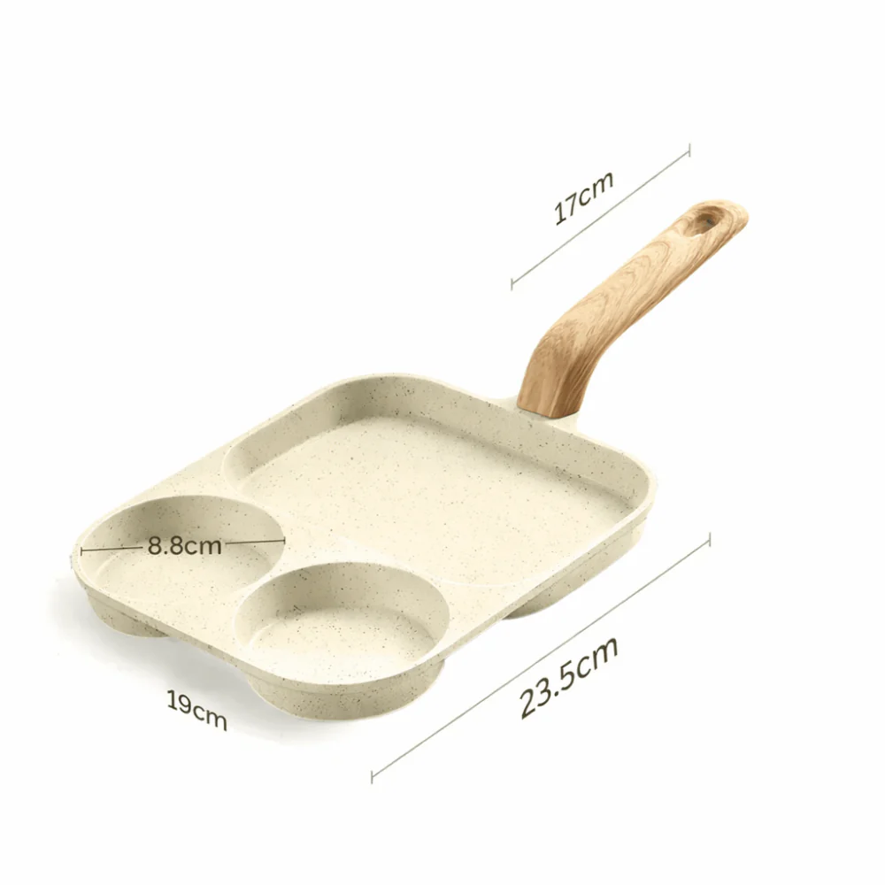 Multi-Compartment Non-Stick Maifan Stone Cooking Pan - Image 10