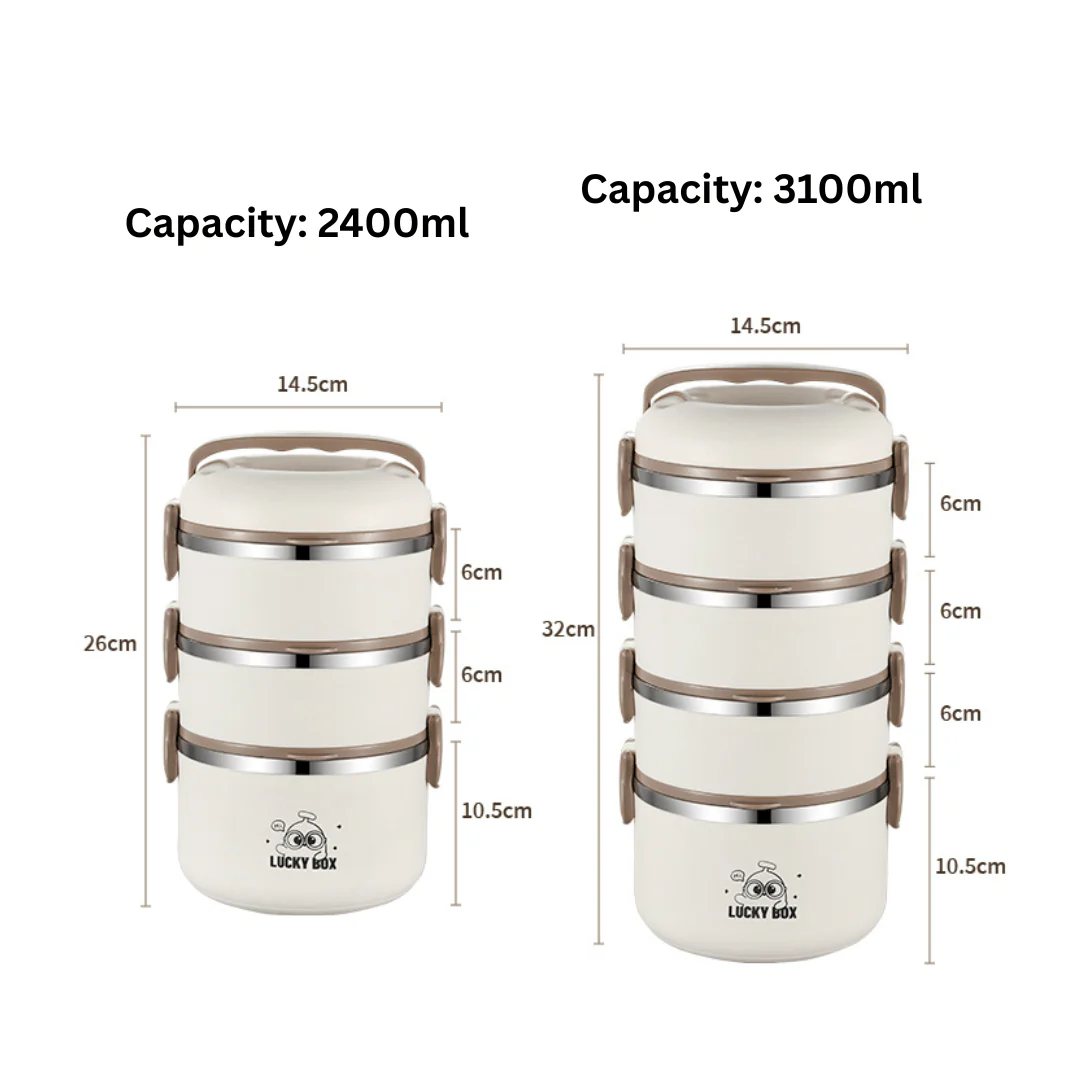 Multi-Compartment Stainless Steel Insulated Lunch Box - Image 10