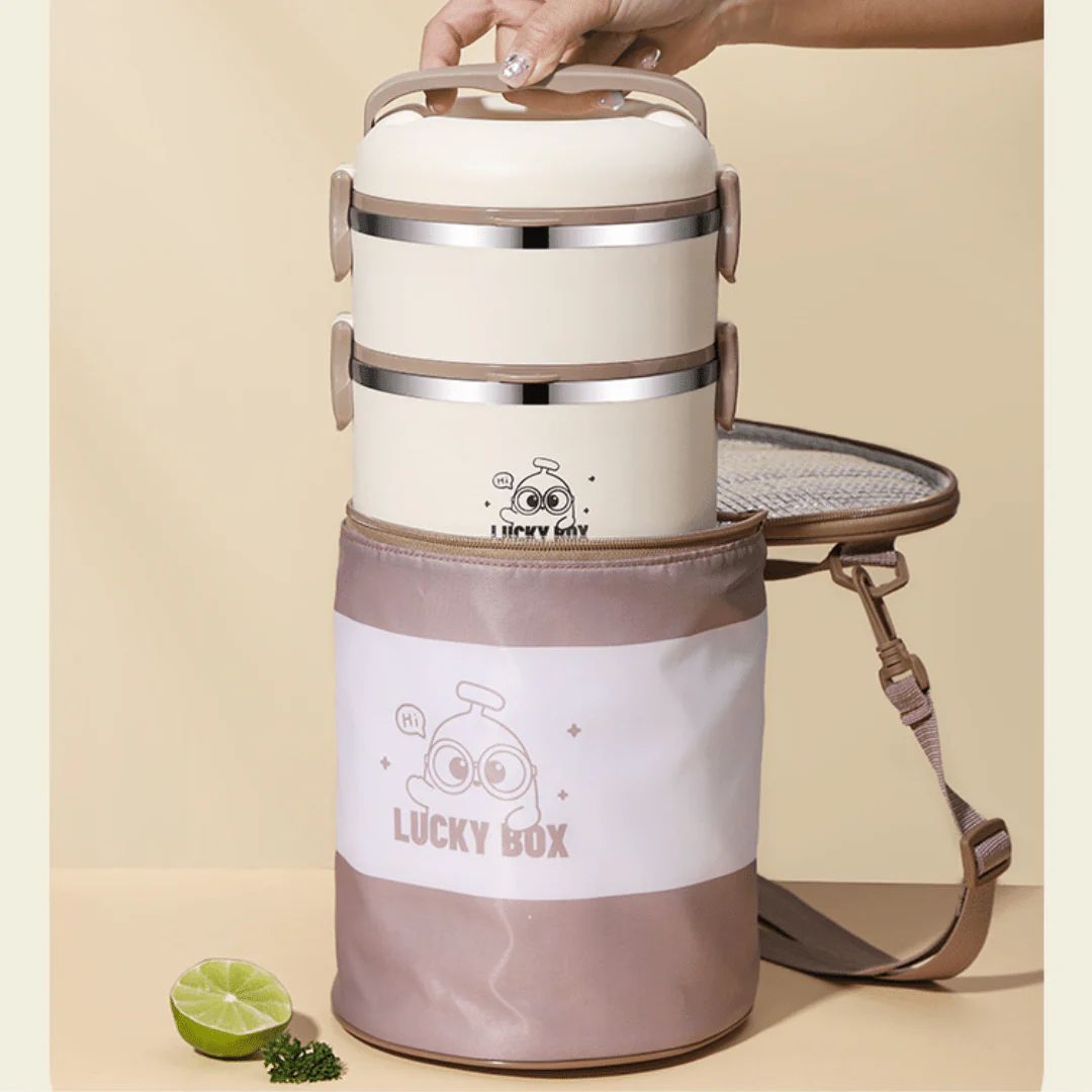 Multi-Compartment Stainless Steel Insulated Lunch Box - Image 7