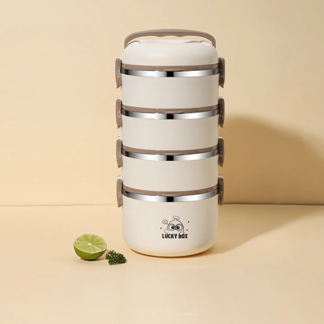 Multi-Compartment Stainless Steel Insulated Lunch Box - Image 9