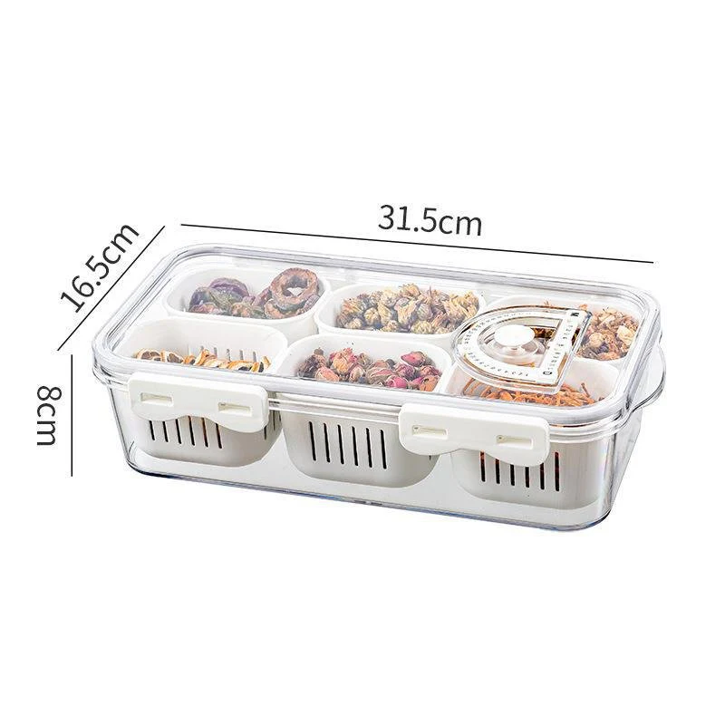 Multi Compartment Transparent Storage Box - Image 9