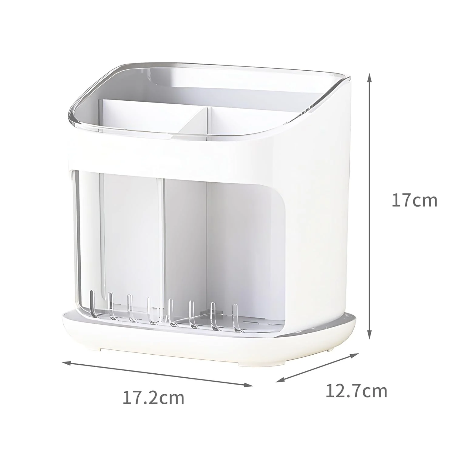 Multi-Compartment Utensil Organizer Stand - Image 8