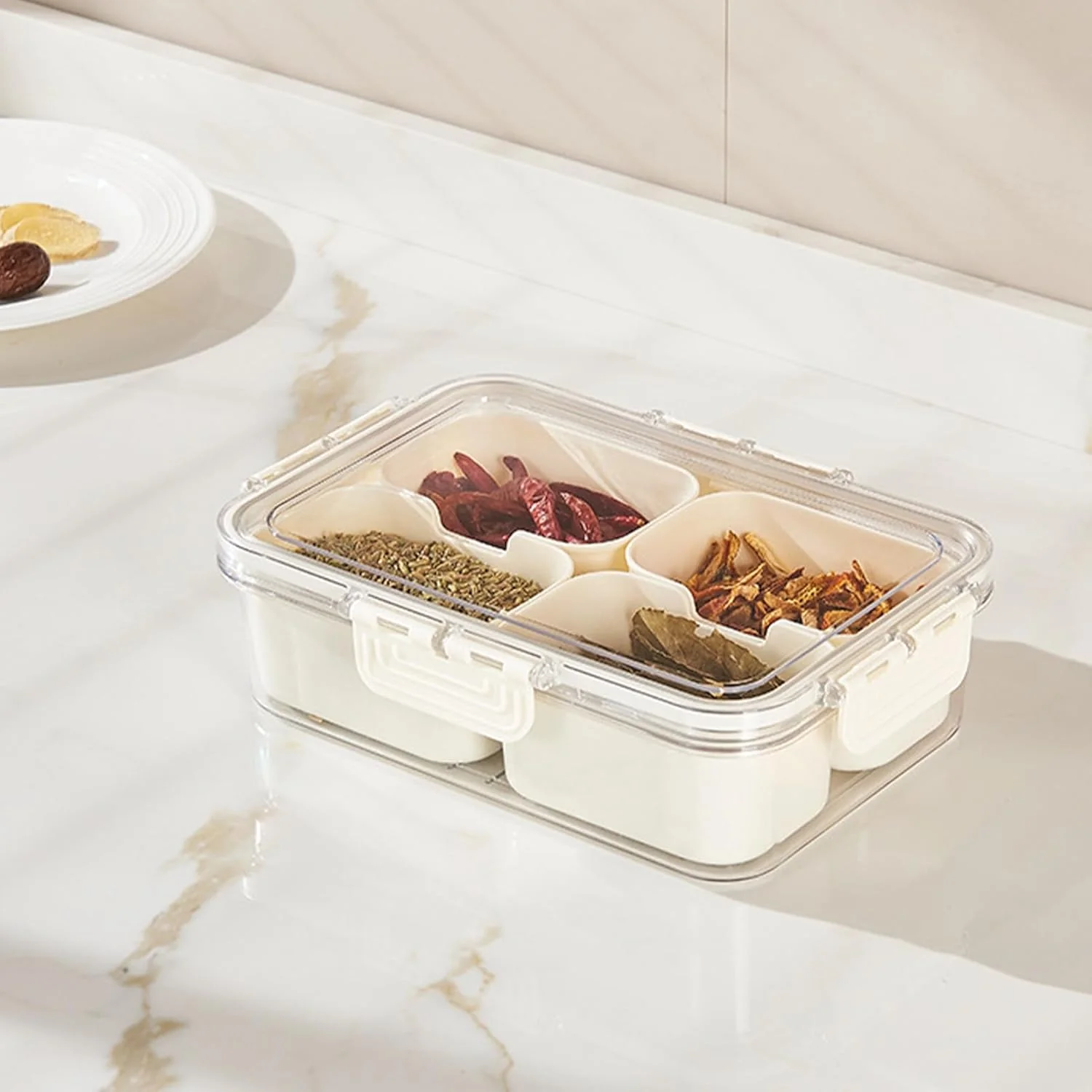 Multi Compartments Food Storage Box (4 COMPARTMENT) - Image 7