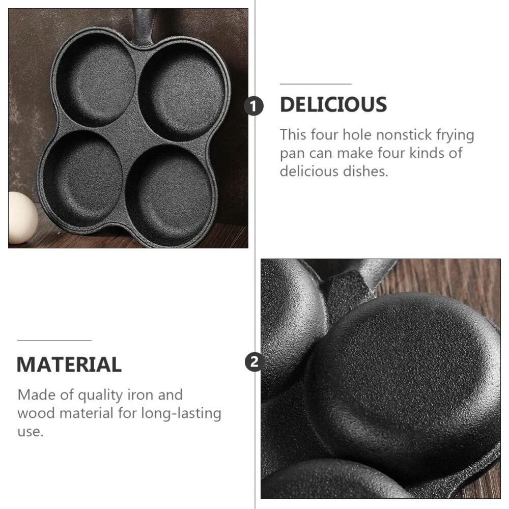 Multi-Cup Cast Iron Pancake Cooking Pan(18cm) - Image 6