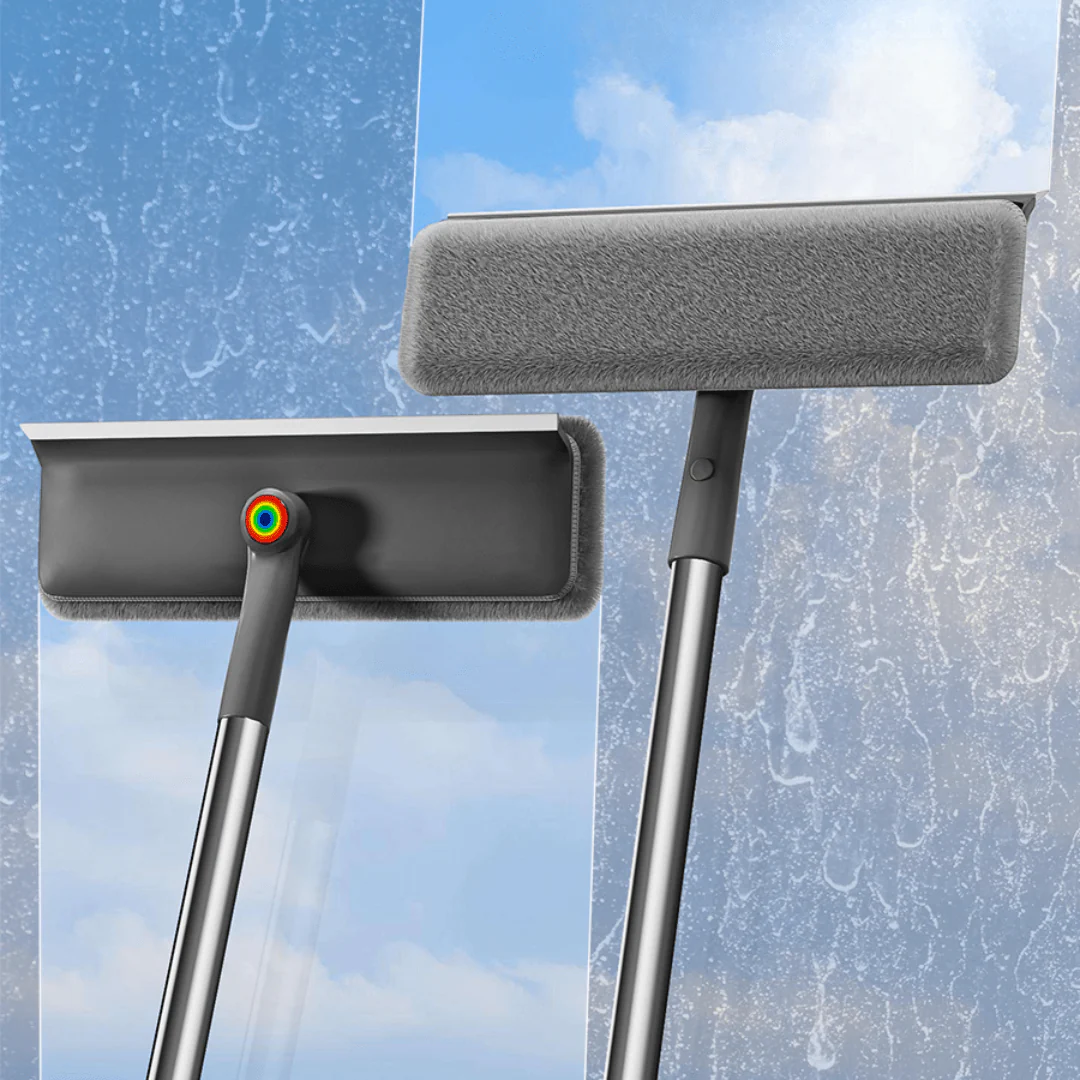 Multi-Functional 3-in-1 Telescopic Handle Glass Cleaning Tool - Image 3