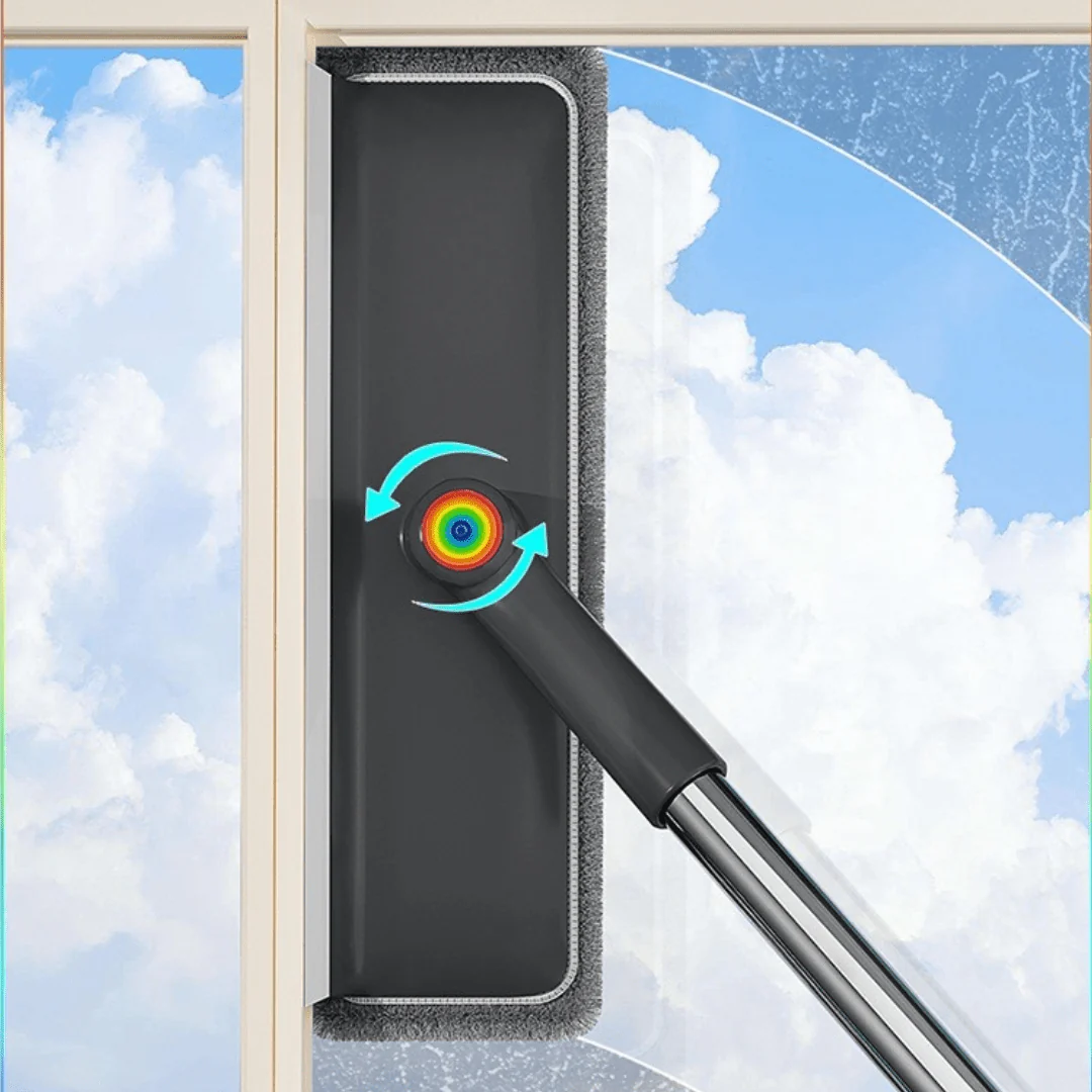 Multi-Functional 3-in-1 Telescopic Handle Glass Cleaning Tool - Image 5