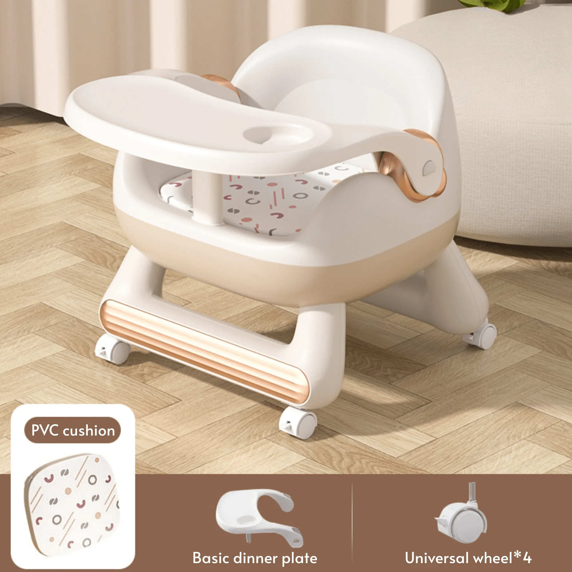 Multi-Functional Baby Stool Chair with Detachable Design (36cm) - Image 6