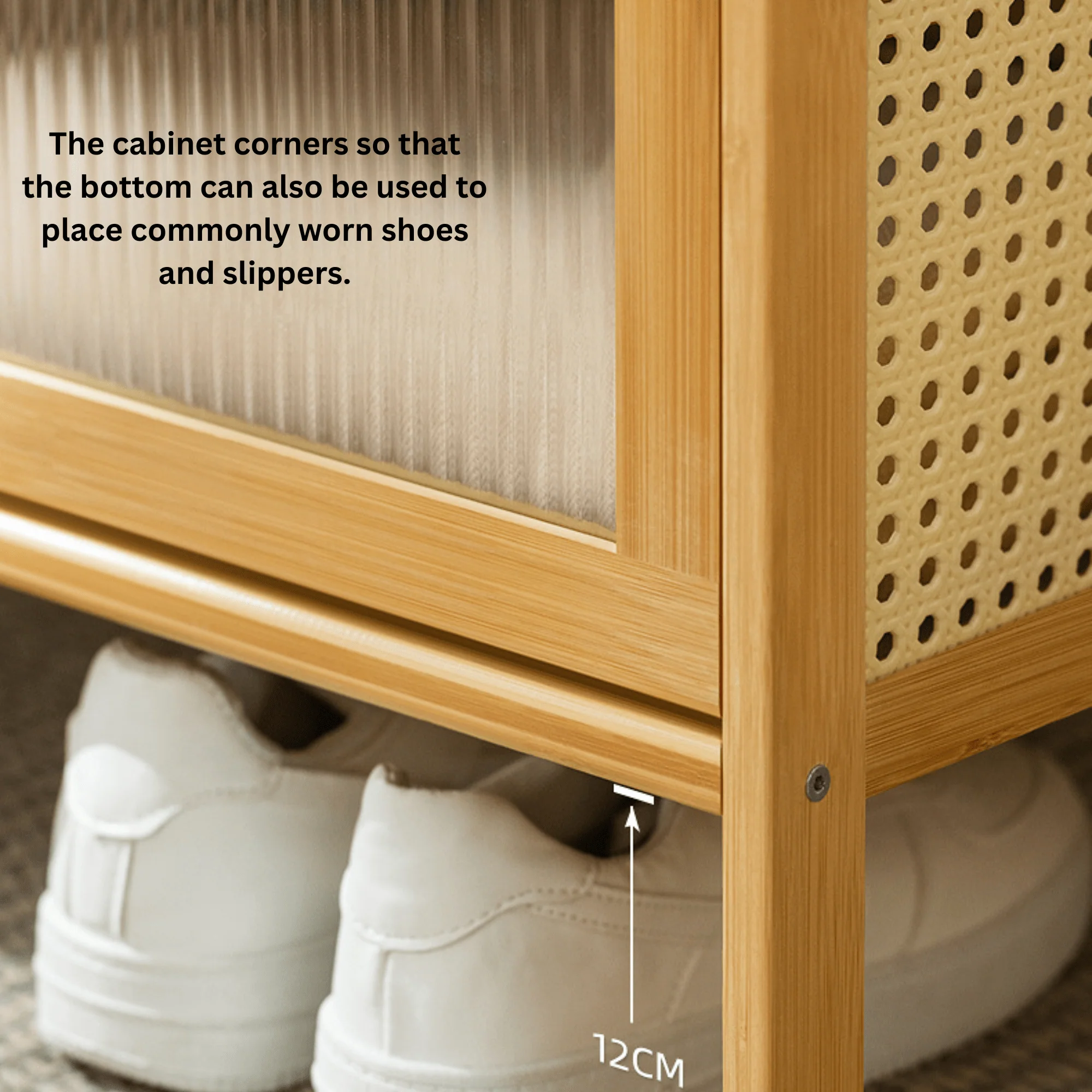 Multi-Functional Bamboo Wood Storage Organizer Rack (70cm) - Image 5