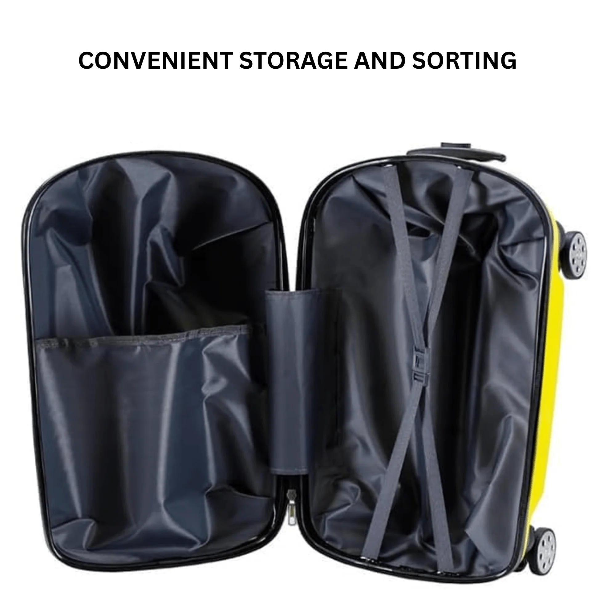 Multi-Functional Car-Shaped Carry-On Trolley Suitcase with Universal Wheels (50x31x33cm) - Image 5
