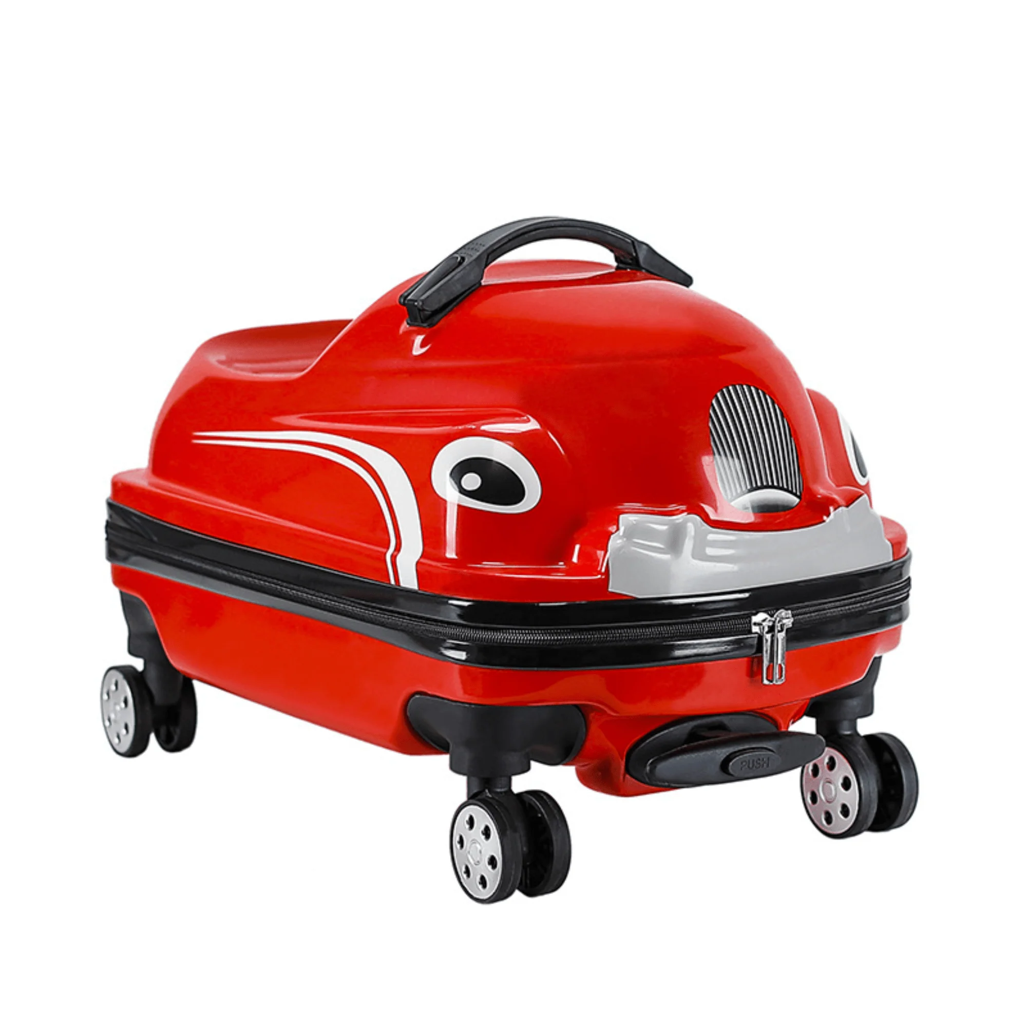 Multi-Functional Car-Shaped Carry-On Trolley Suitcase with Universal Wheels (50x31x33cm) - Image 6