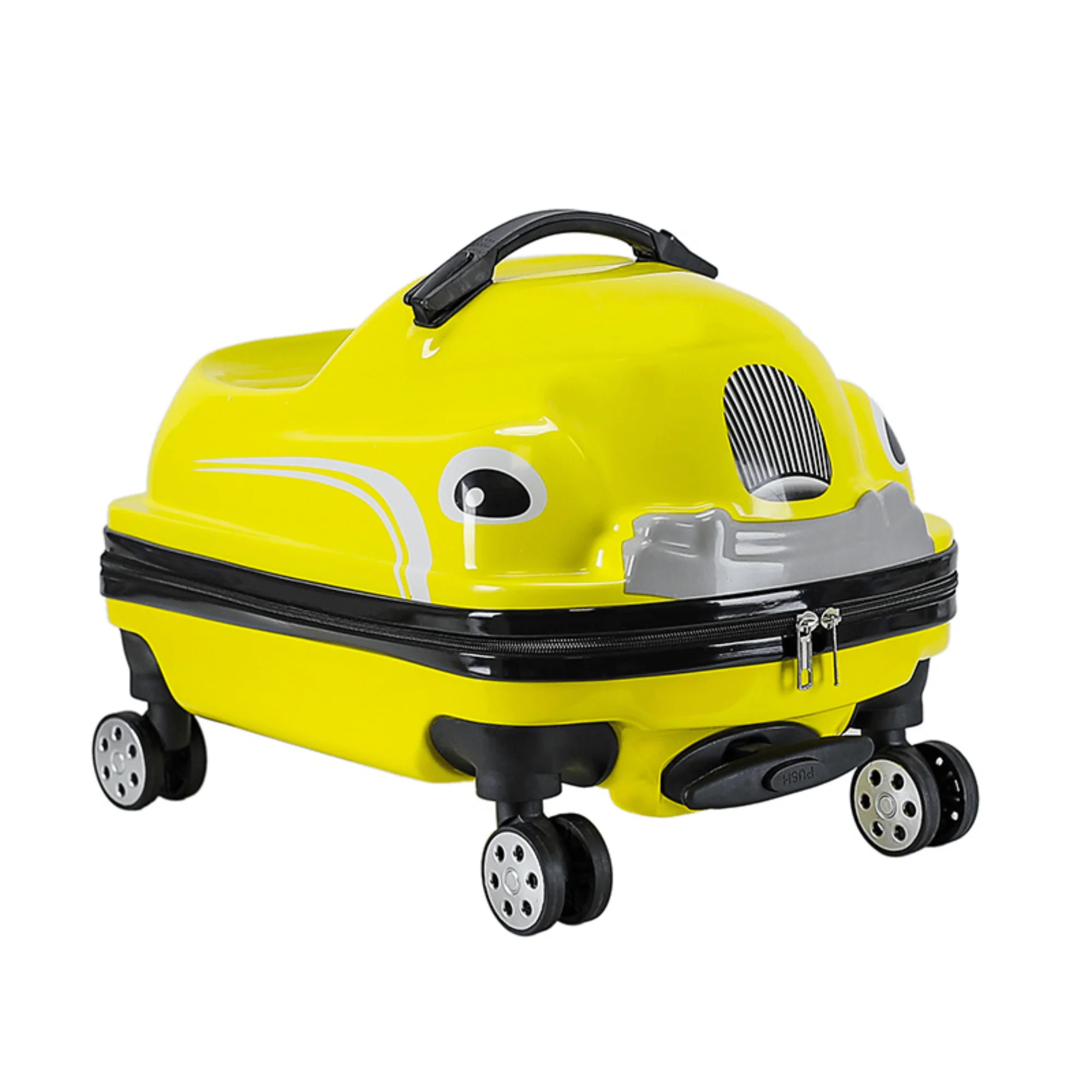 Multi-Functional Car-Shaped Carry-On Trolley Suitcase with Universal Wheels (50x31x33cm) - Image 7