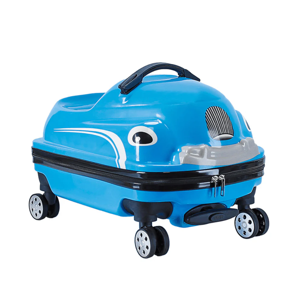 Multi-Functional Car-Shaped Carry-On Trolley Suitcase with Universal Wheels (50x31x33cm) - Image 8