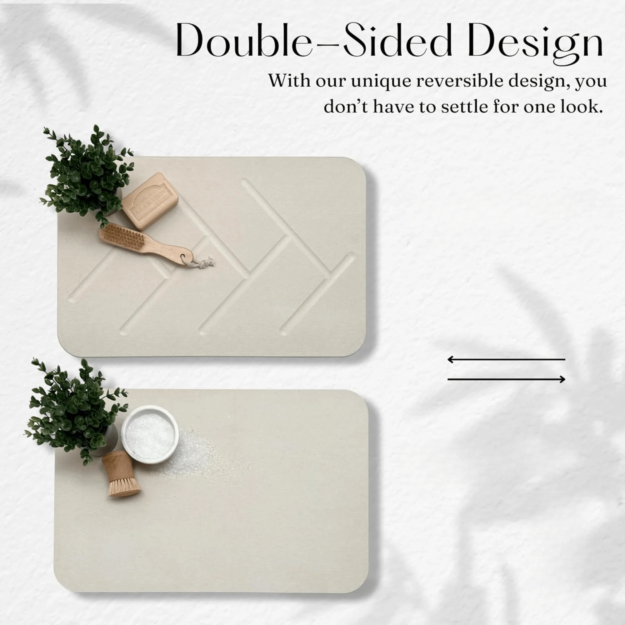 Multi-functional Double-Sided Diatomaceous Earth Quick-Dry Stone Bath Mat - Image 6