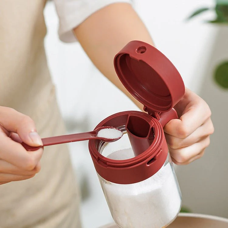 Multi-Functional Dual Dispensing Jar With Spoon - Image 4