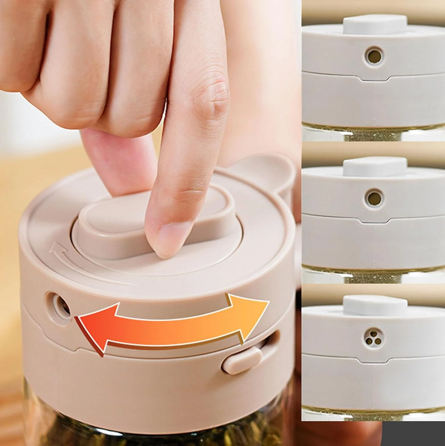 Multi-Functional Dual Dispensing Jar With Spoon - Image 6