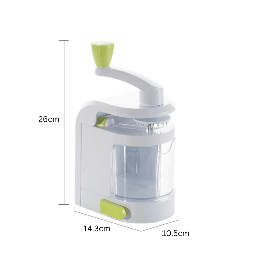 Multi-Functional Hand Crank Vegetable and Fruit Spiral Cutter (27cm) - Image 6