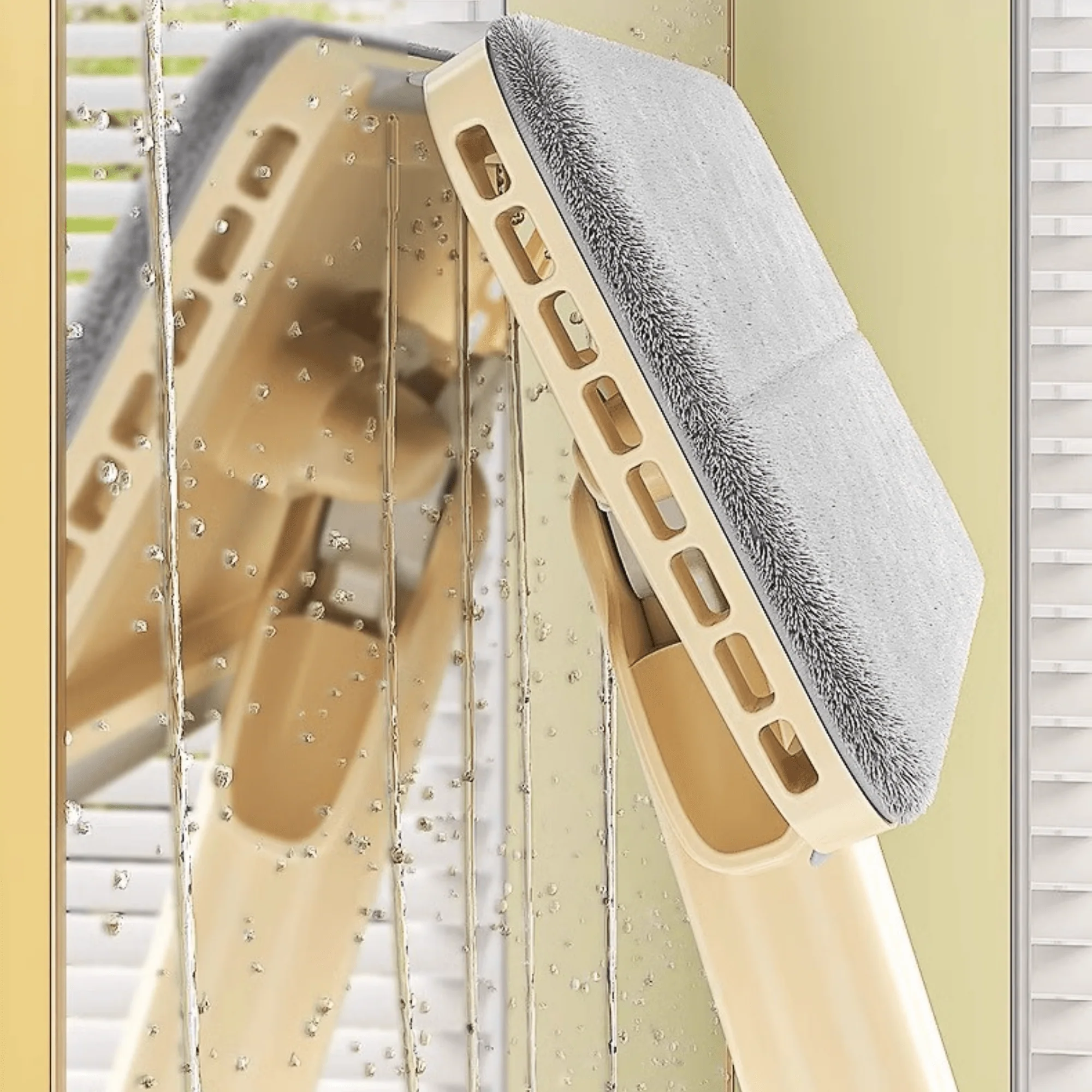 Multi-Functional Hands-Free Flat Mop with Disposable Towel Clip - Image 2
