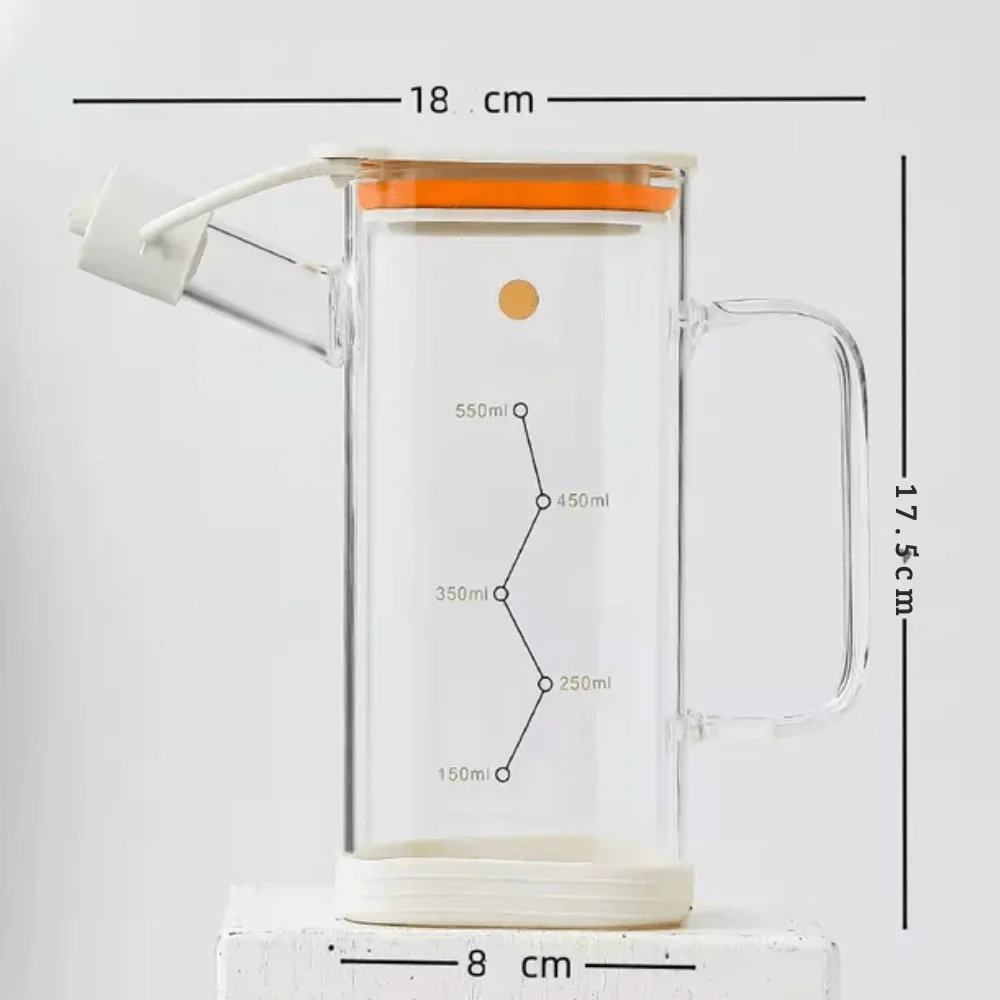 Multi-Functional Oil Glass Dispenser with Silicone Guard - Image 8