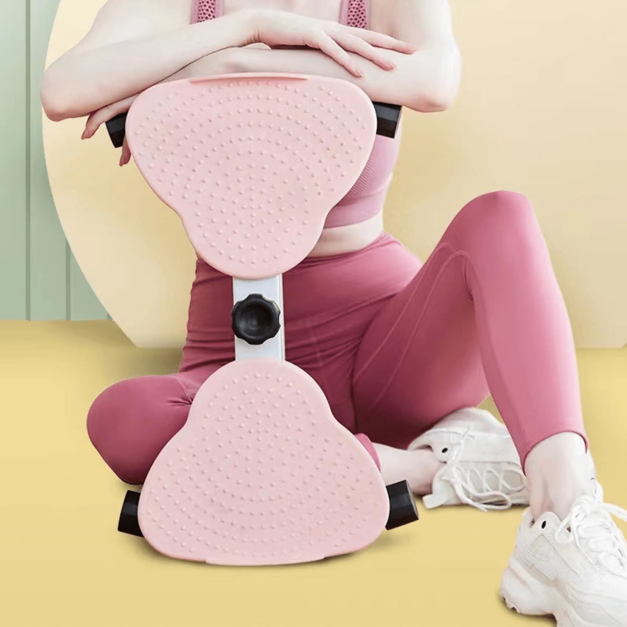 Multi-Functional Portable Twister Stepper with Resistance Bands for Home Workout - Image 2