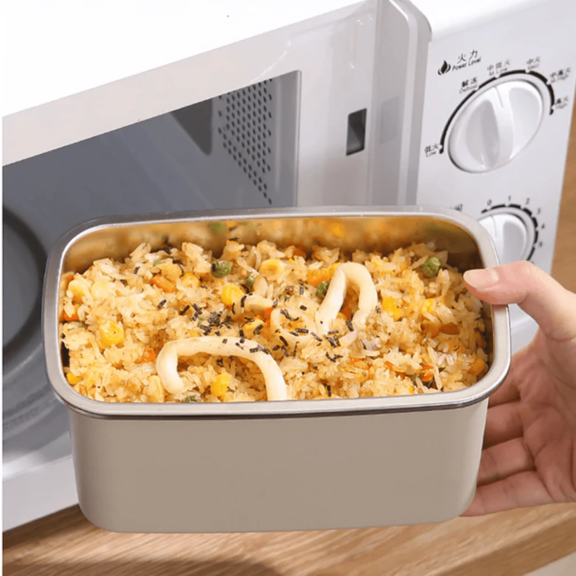 Multi-Functional Stainless Steel Food Storage Container with Leakproof Lid (1400ml) - Image 5