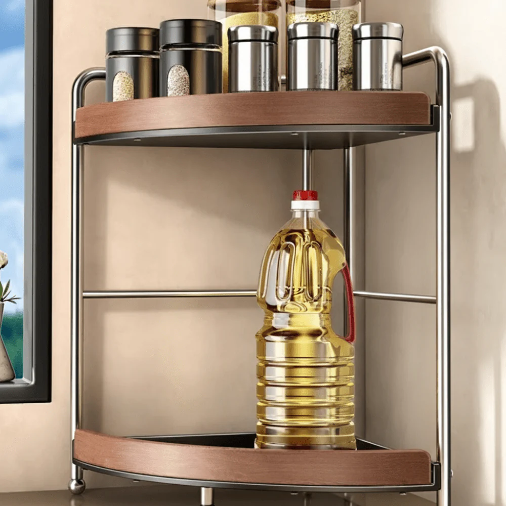 Multi-Layer Corner Storage Organizer Rack - Image 3