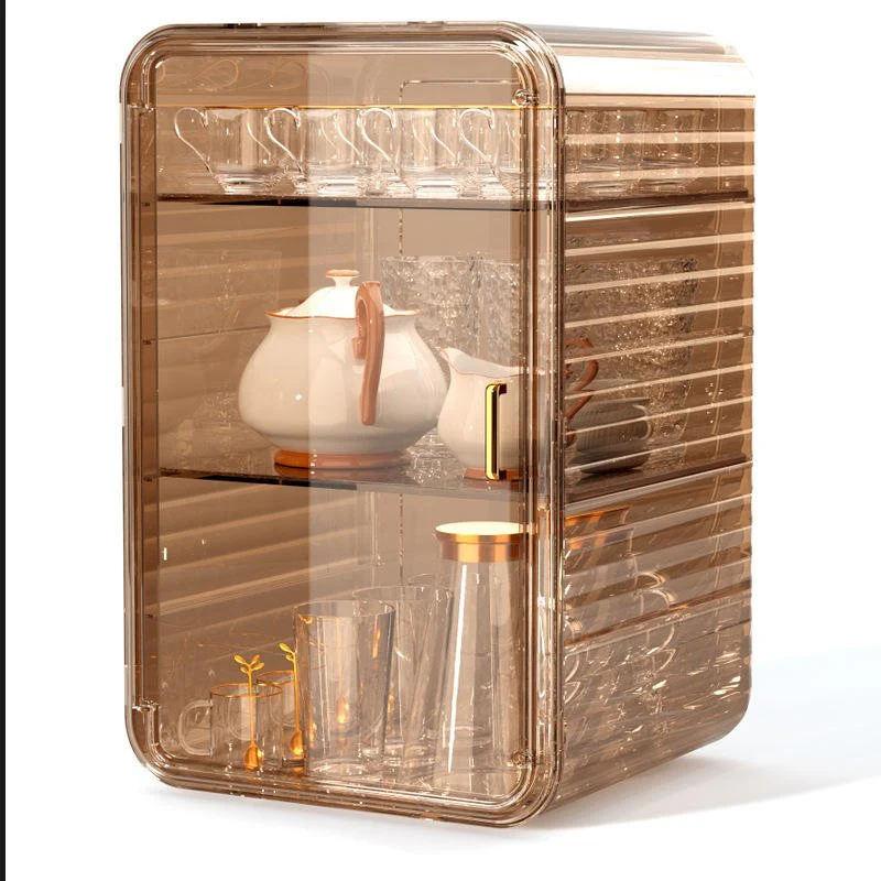 Multi-Layer Dustproof Water Bottle & Cup Organizer - Image 4