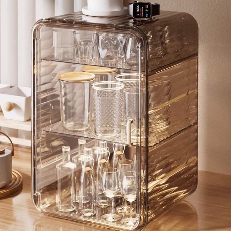 Multi-Layer Dustproof Water Bottle & Cup Organizer - Image 5