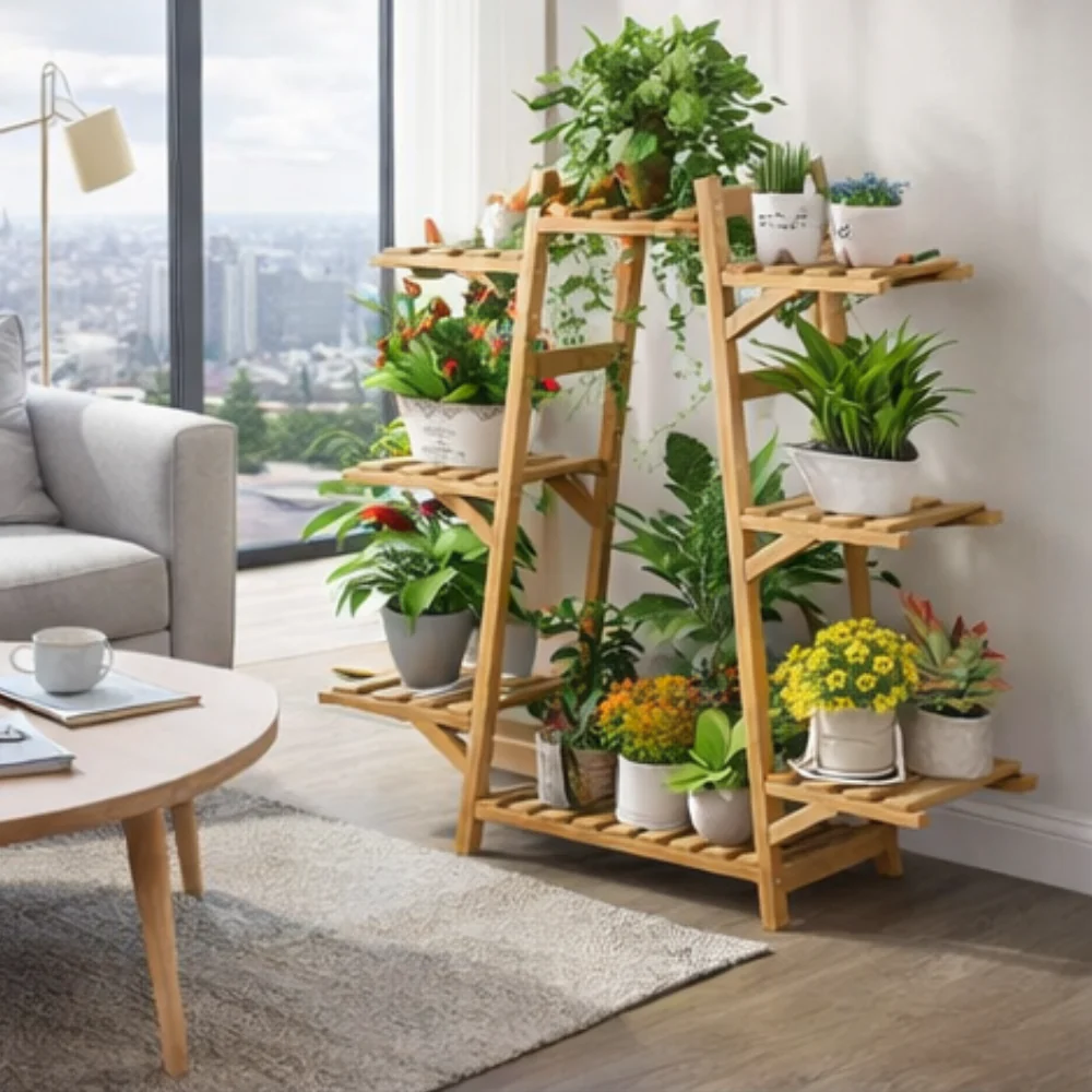 Multi-Layer Floor-Standing Plant Display Stand - Image 3