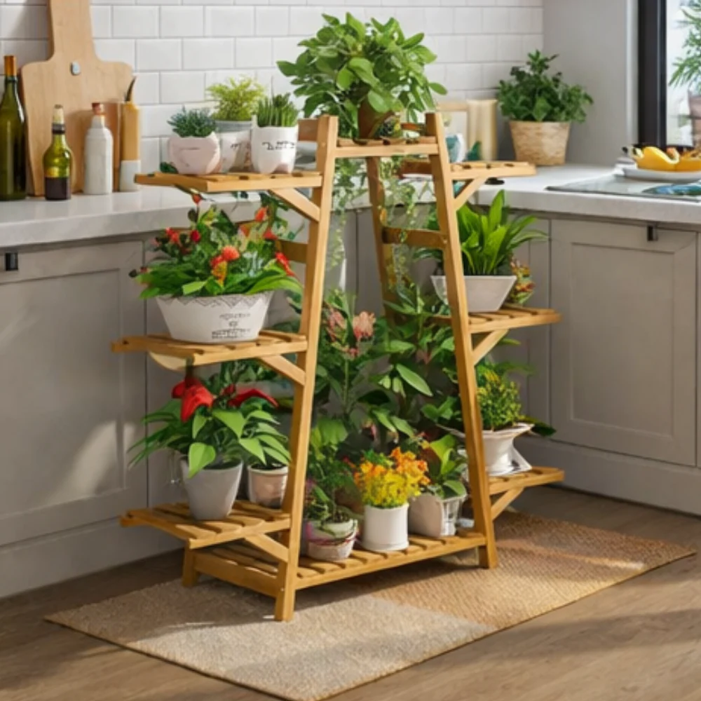 Multi-Layer Floor-Standing Plant Display Stand - Image 4