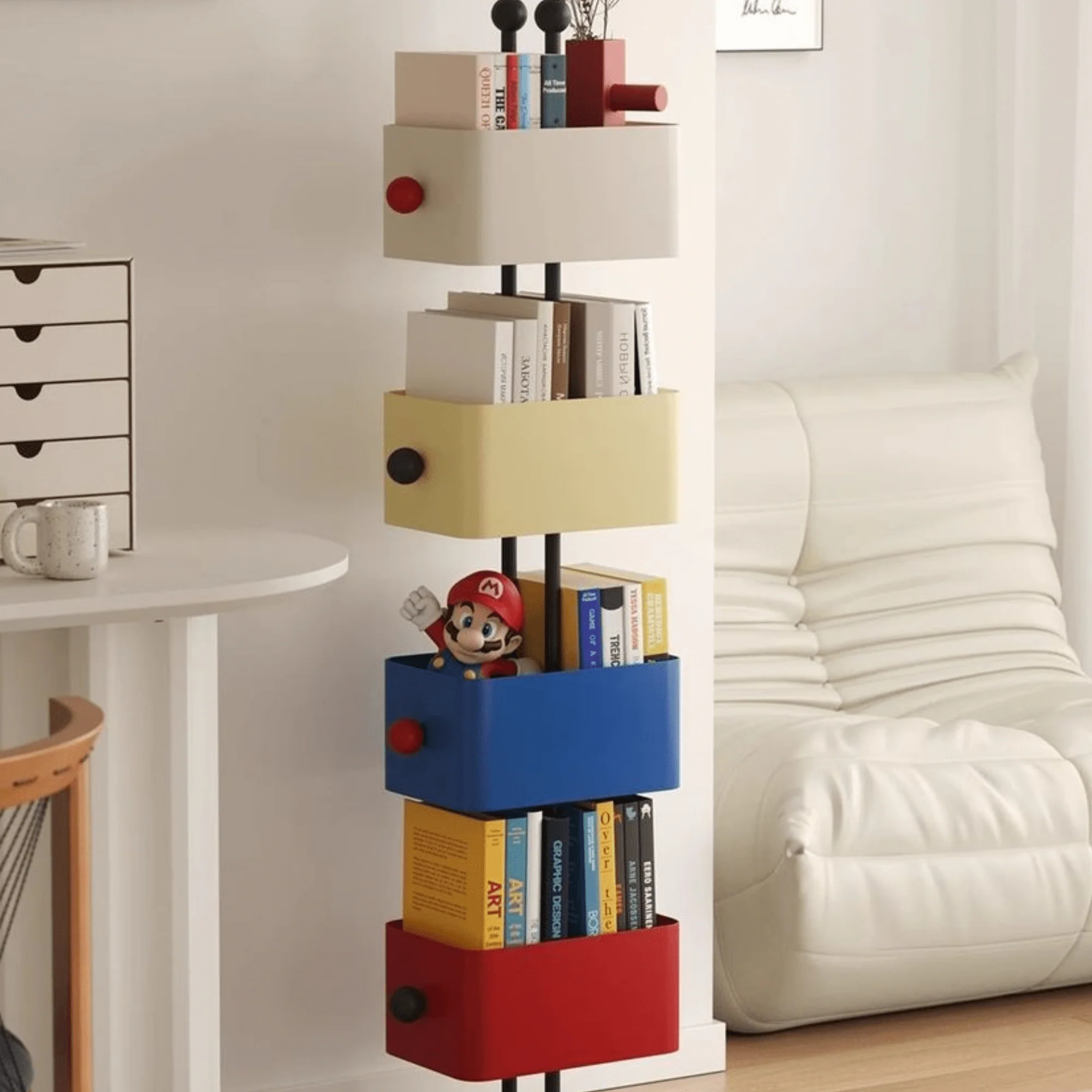 Multi-Layer Metal Floor Standing Storage Cabinet - Image 4