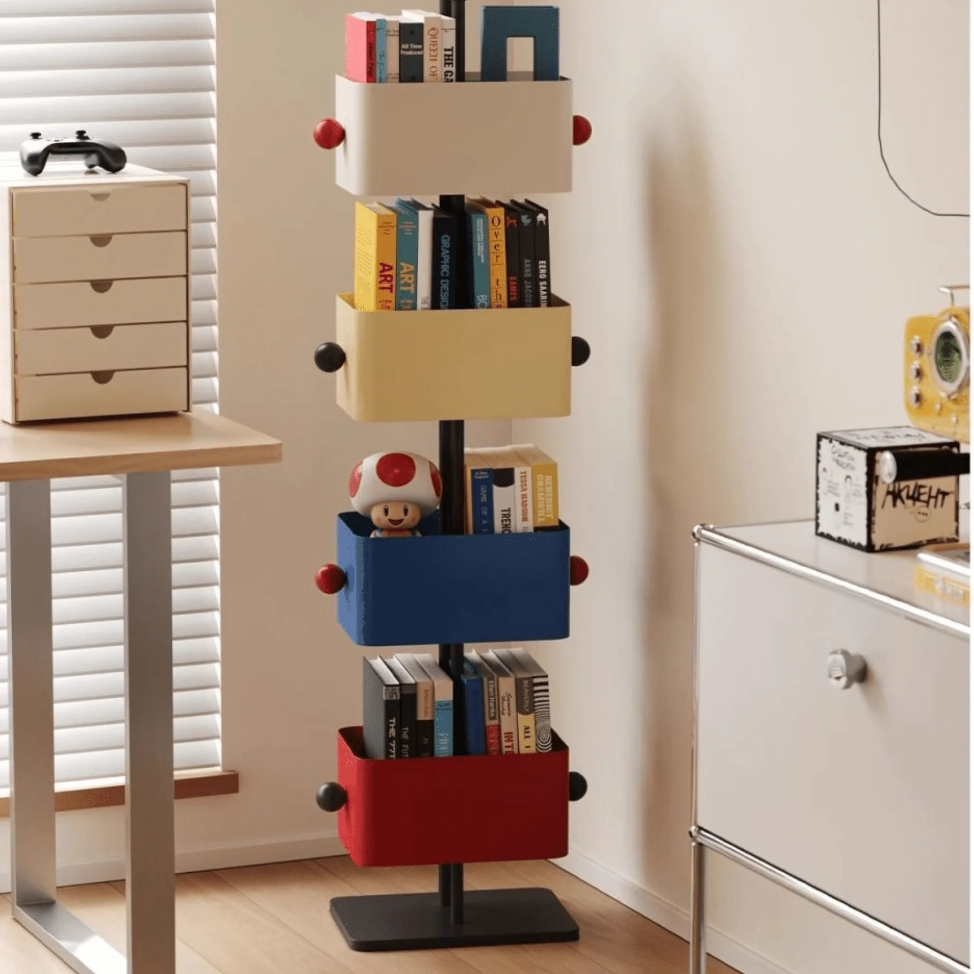 Multi-Layer Metal Floor Standing Storage Cabinet - Image 5