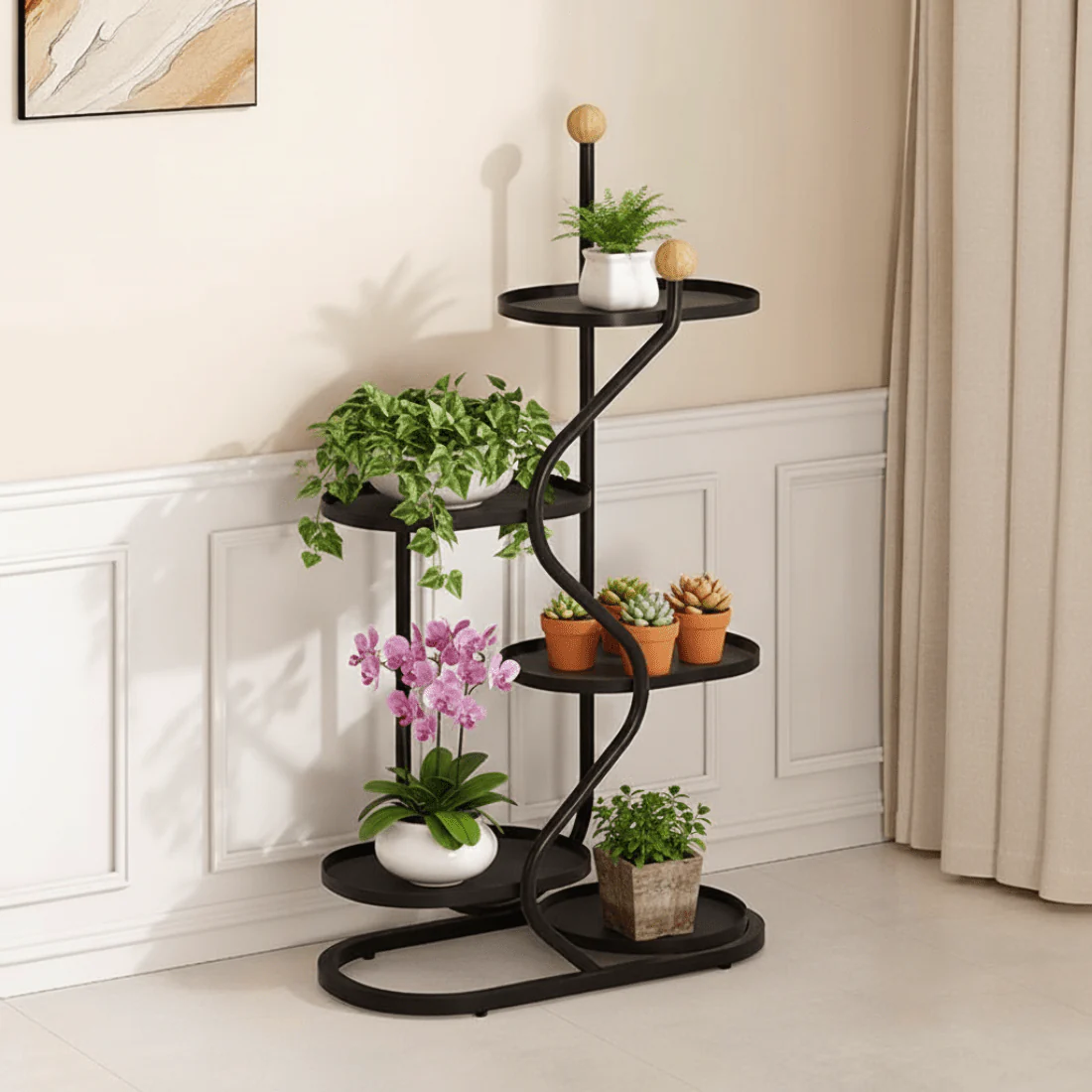 Multi-Layer Metal Flower Display Stand(91cm) - Image 2