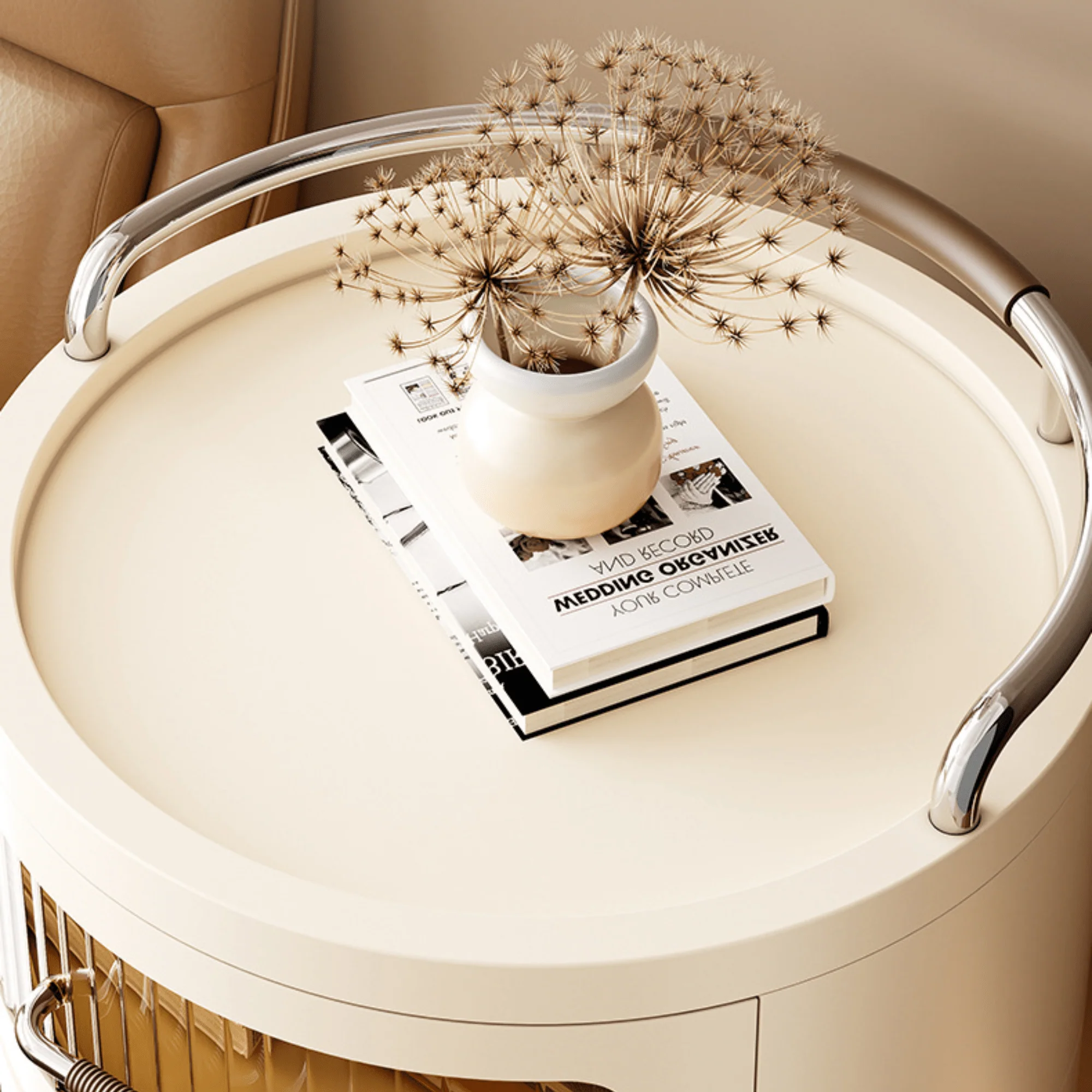Multi-Layer Plastic Drawer Storage Cabinet with Wheels (43cm) - Image 5