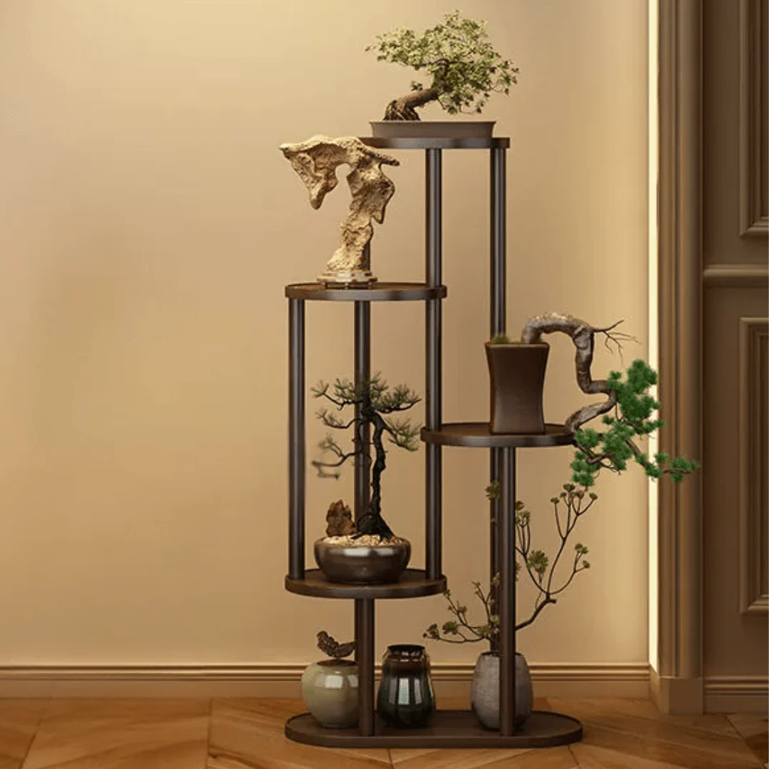Multi-Layer Retro Design Wood Indoor Plant Stand - Image 4