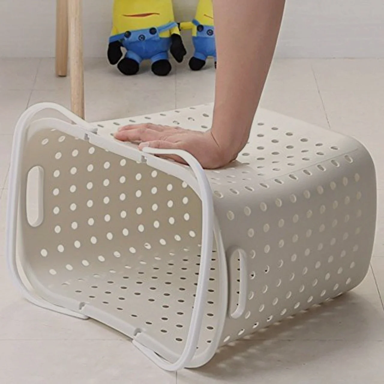Multi-Layer Rolling Laundry Storage Rack with Top Shelf - Image 5