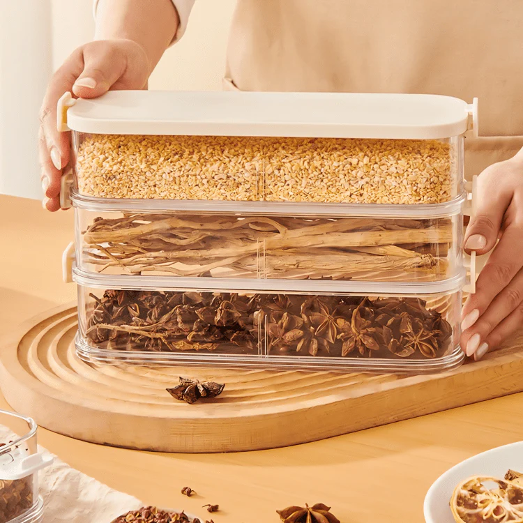 Multi-Layer Sealed Spice Container for Kitchen Storage - Image 4
