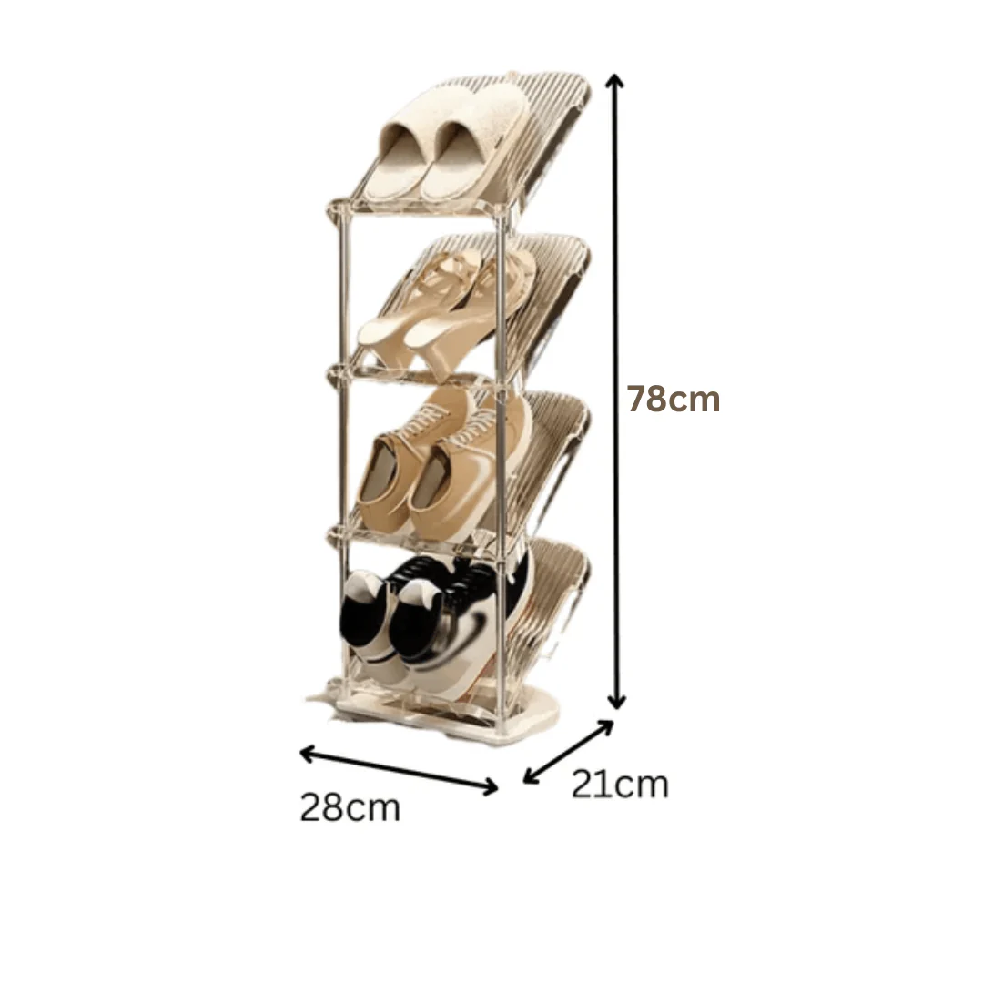 Multi-layer Stackable Steel Shoe Stand - Image 5