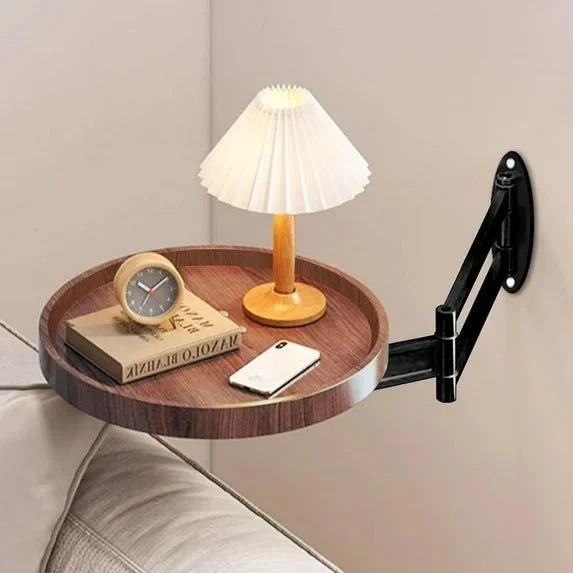 Multi-Purpose 180° Moveable Flip Down Wall Mounted Table (43cm) - Image 5