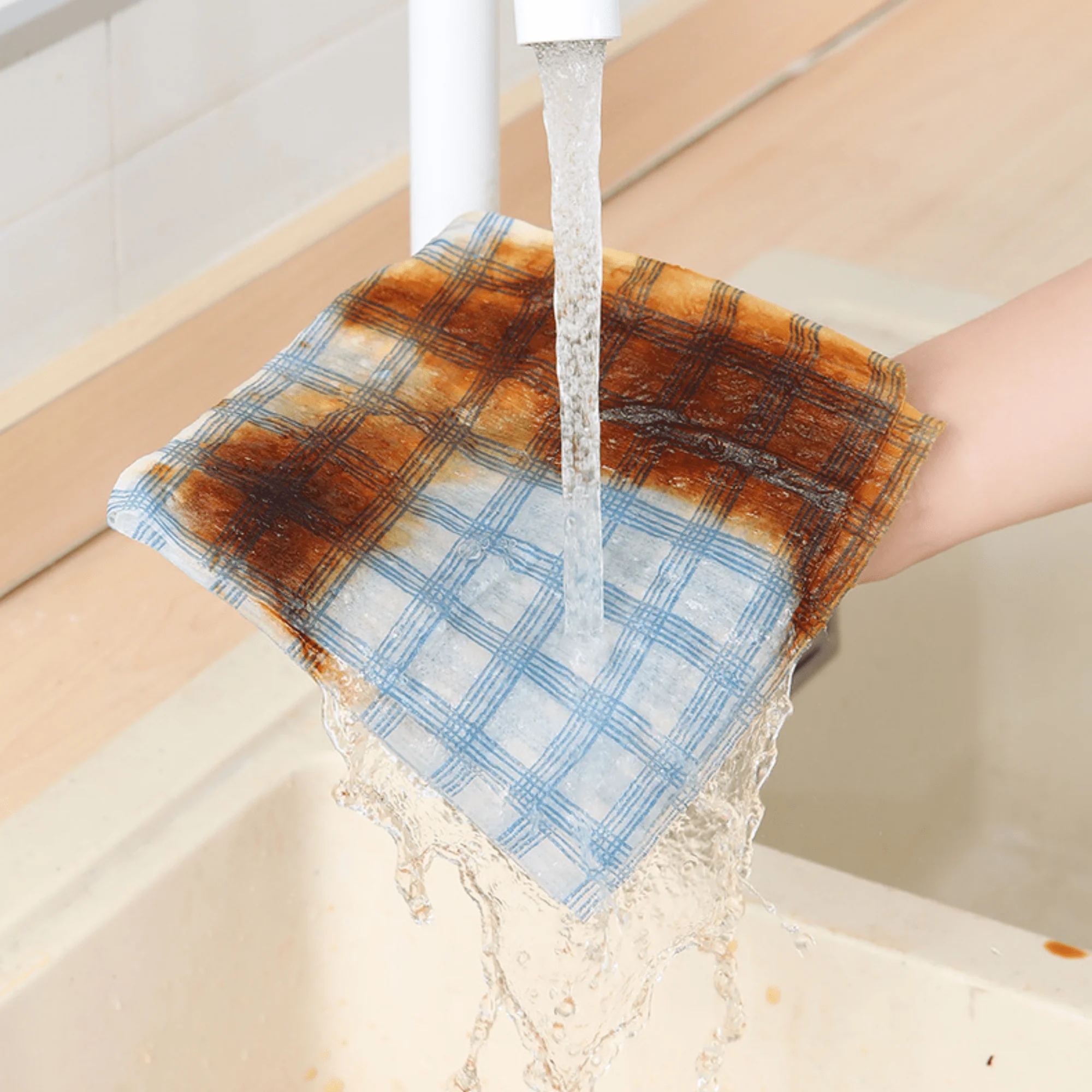 Multi-Purpose 40-Pieces Disposable Kitchen Dishwashing Cloth (30x30cm) - Image 3