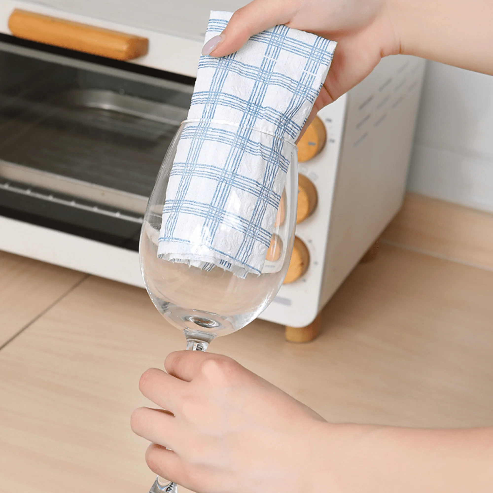 Multi-Purpose 40-Pieces Disposable Kitchen Dishwashing Cloth (30x30cm) - Image 5