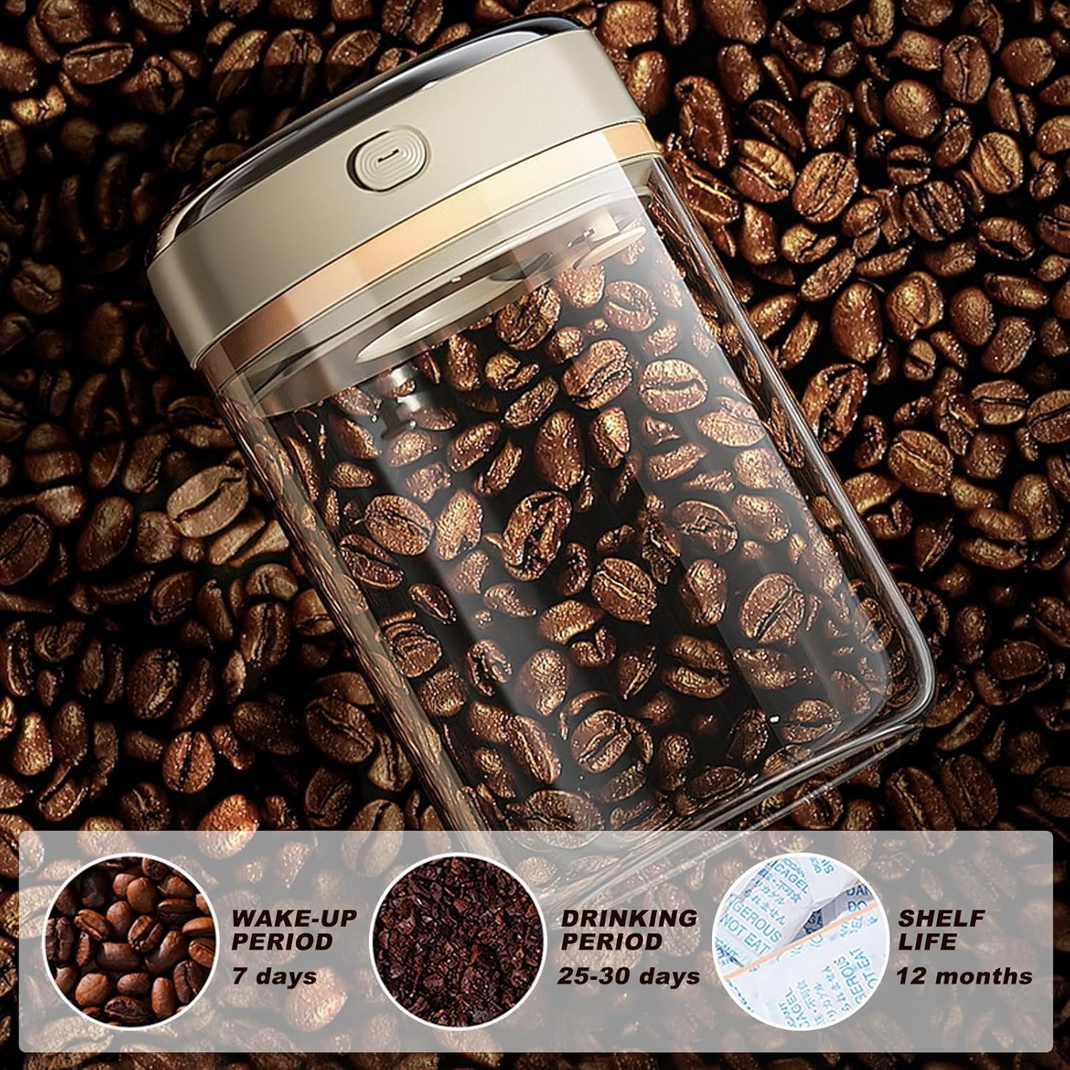 Multi-Purpose Airtight Borosilicate Glass Storage Jar - Image 8