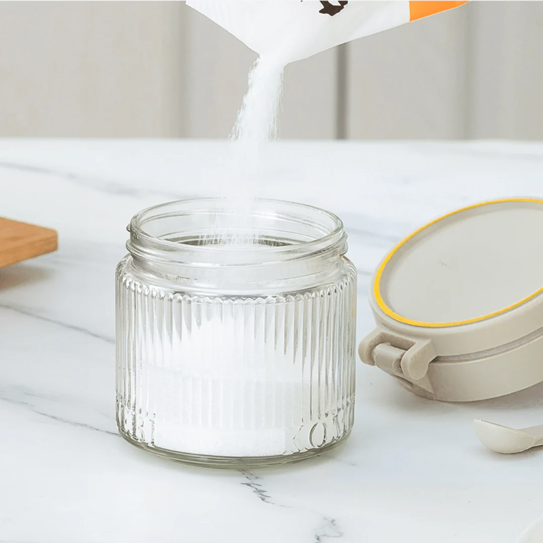 Multi-Purpose Airtight Mini Glass Containers with Spoon (300 ml) - Image 6