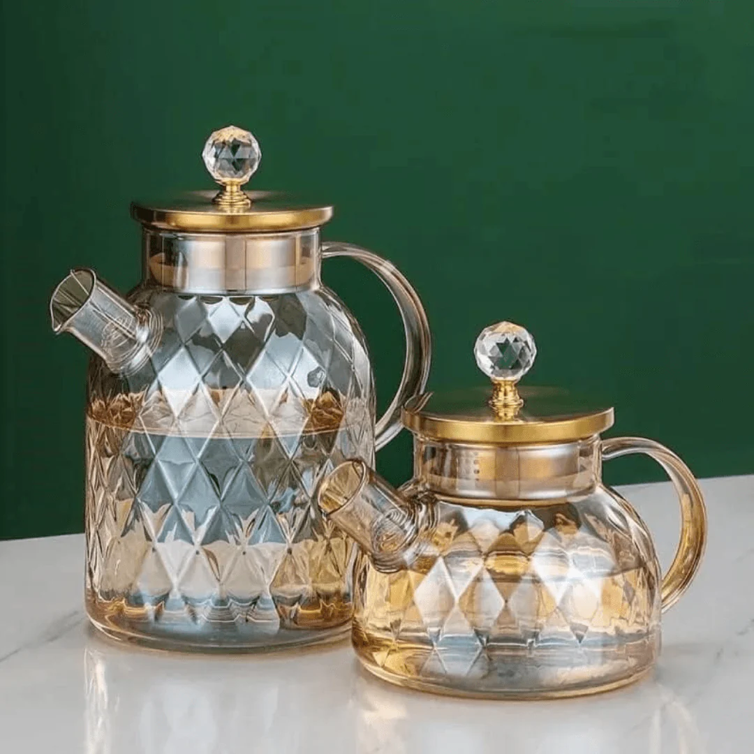 Multi-Purpose Borosilicate Glass Beverage Kettle With Lid - Image 5