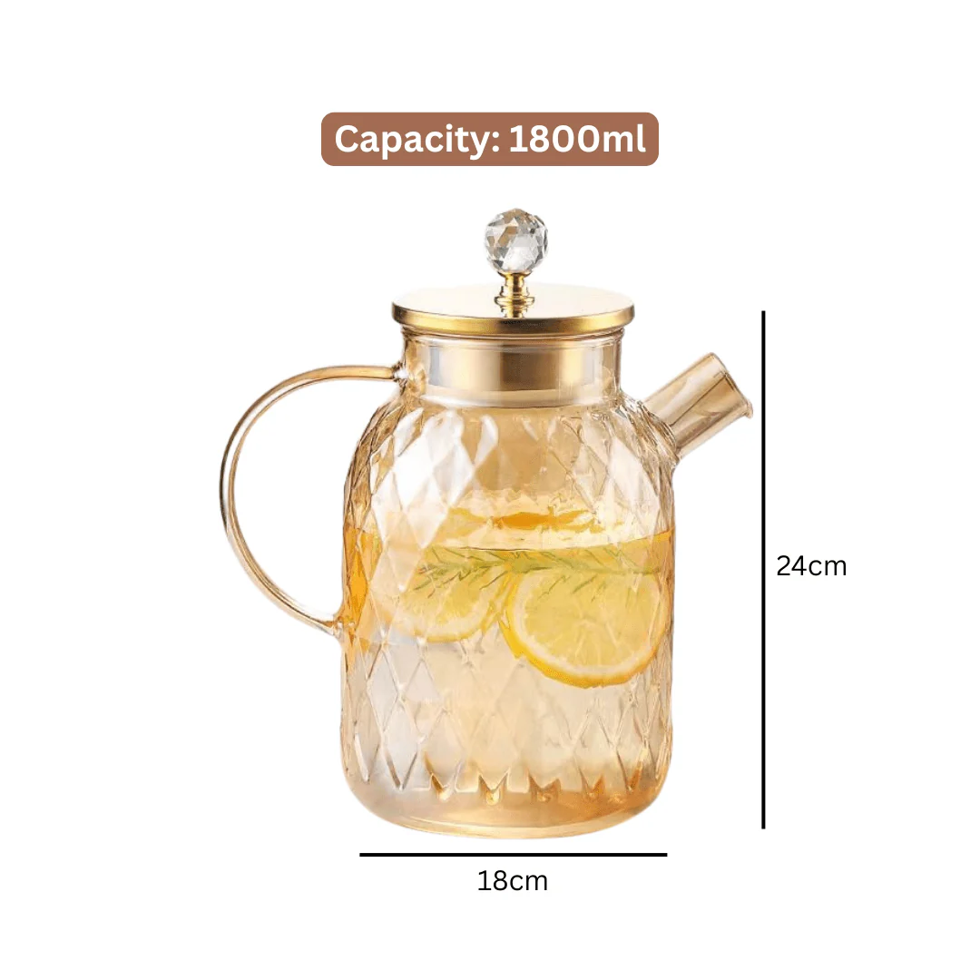 Multi-Purpose Borosilicate Glass Beverage Kettle With Lid - Image 8