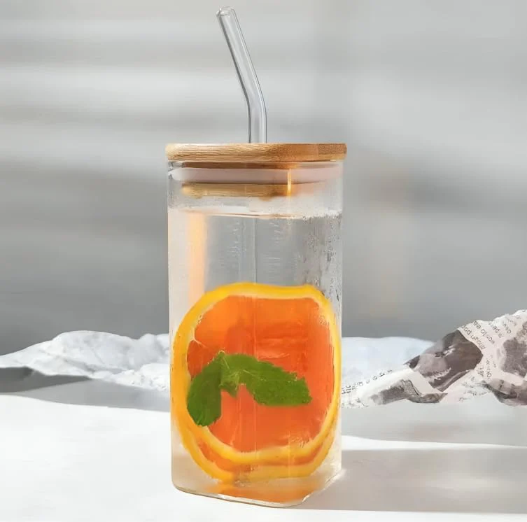 Multi-Purpose Borosilicate Glass Coffee and Juice Cup with Lid(400ml) - Image 7