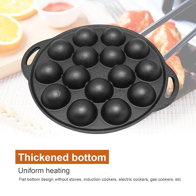 Multi-Purpose Cast Iron Round Mold Pan(21cm) - Image 4